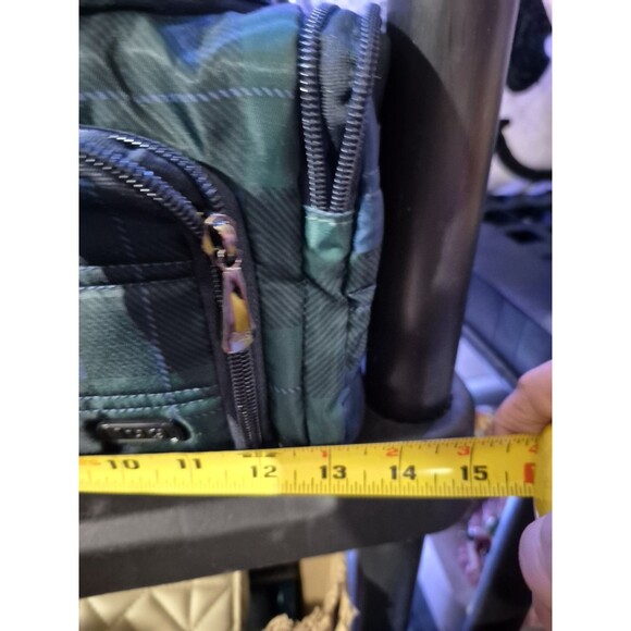 Lug Trolley XL Travel Cosmetic Toiletry Bag Plaid Navy - - Picture 9 of 9